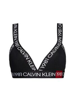 BH Calvin Klein Ungefüttert 1981 Bold Schwarz