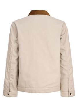 Jacke Jack and Jones Norrebro beige für Jungen.