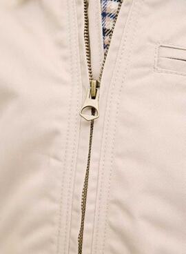 Jacke Jack and Jones Norrebro beige für Jungen.