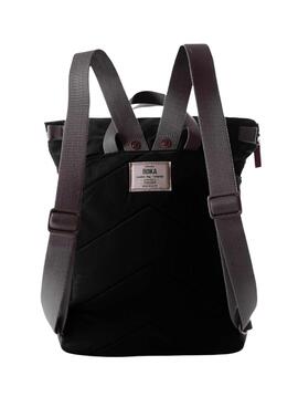Rucksack Roka Canfield mittelgroß Schwarz für Damen und Herren.