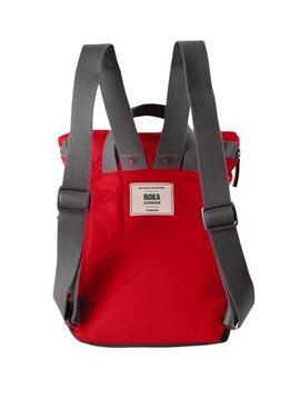Rucksack Roka Canfield klein rot für Frauen und Männer.