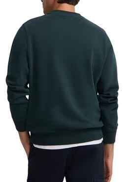 Sweatshirt Silbon Minilogo Grün für Herren