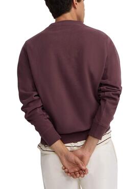 Pullover von Silbon Cord Granatapfel-Schläger für Herren.