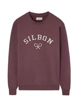 Pullover von Silbon Cord Granatapfel-Schläger für Herren.