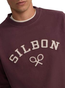 Pullover von Silbon Cord Granatapfel-Schläger für Herren.