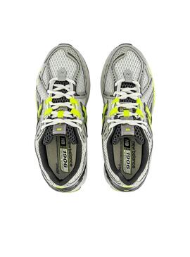 Turnschuhe New Balance U1960 in Weiß, Grau und Grün für Herren.