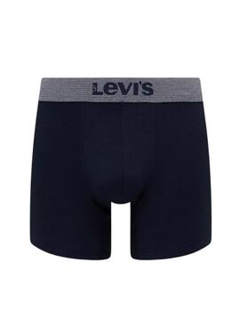Pack 3 Boxershorts Levis Giftbox Denim Marineblau für Herren