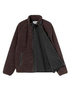 Fleece Jacke Carhartt Prentis Braun für Herren