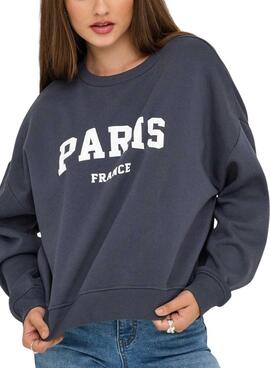 Pullover Only Onlsweat Life Marine für Damen