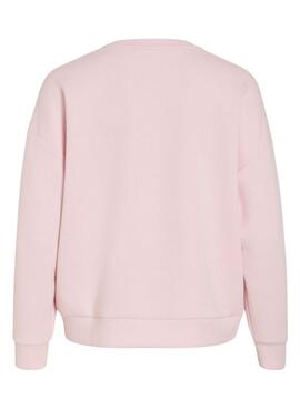 Sweatshirt Vila Visiffi rosa für Damen