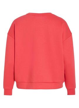 Rotes Vila Visiffi Sweatshirt für Damen