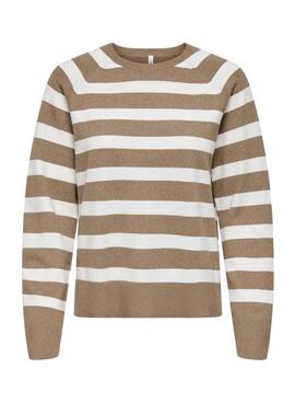 Pullover Only Ama in Beige für Damen.