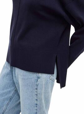 Vila Viostria Marineblau Jersey für Damen