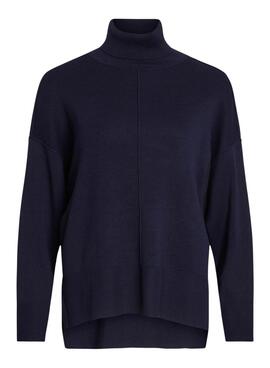 Vila Viostria Marineblau Jersey für Damen