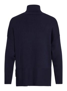Vila Viostria Marineblau Jersey für Damen