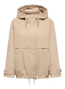 Parka Only Orchid beige für Damen