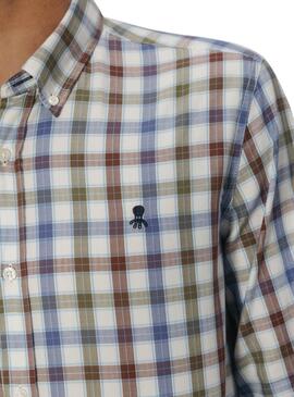 Hemd El Pulpo kariertes Multicolor für Herren