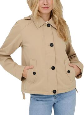 Only Norma beige Jacke für Damen