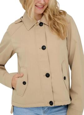 Only Norma beige Jacke für Damen