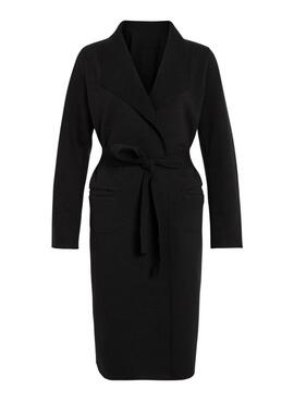 Mantel Vila Juice schwarz für Damen