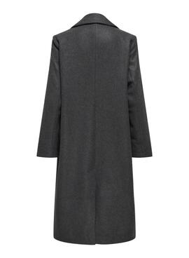 Mantel Only Lisa grau für Damen.