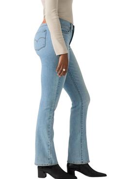 Levis 315 Boot Cut Jeans in hellem Denim für Damen