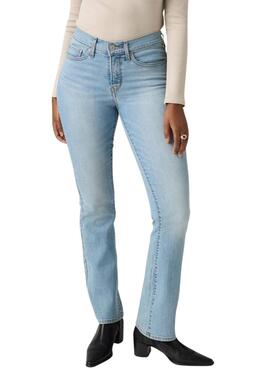 Levis 315 Boot Cut Jeans in hellem Denim für Damen