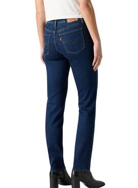 Dunkle Levis 312 Slim Jeans für Damen