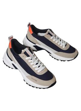 Sneaker Calvin Klein Jeans Trailblazer marineblau und grau für Herren
