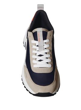 Sneaker Calvin Klein Jeans Trailblazer marineblau und grau für Herren