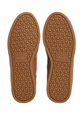 Damen-Turnschuhe Tommy Jeans The Greenwich in Burgund für Damen.