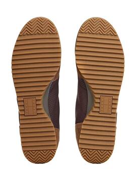 Turnschuhe Tommy Jeans Retro Runner braun für Herren