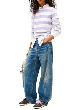 Turnschuhe Tommy Jeans Low Profile Runner braun für Damen