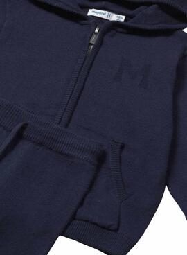 Zweiteiliger Trainingsanzug Mayoral in Marineblau für Babys.