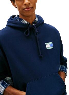 Tommy Jeans 90S Kapuzenpullover in Marineblau für Herren