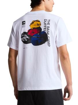 T-Shirt The North Face Duffel in Weiß für Herren