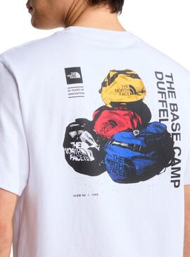 T-Shirt The North Face Duffel in Weiß für Herren
