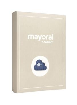 Zweiteiliges Set von Mayoral, blaue Latzhose für Babys.