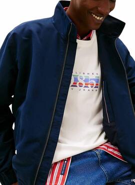 Tommy Jeans Bomberjacke in Marineblau für Herren