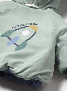 Wendejacke von Mayoral in Teichblau für Babys.