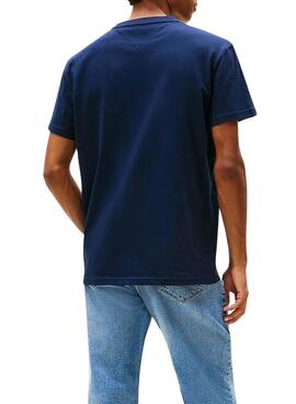 Tommy Jeans DNA 1985 T-Shirt in navy blue for men