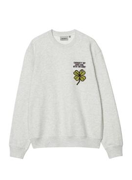 Kapuzenpullover Carhartt Clover grau für Herren.