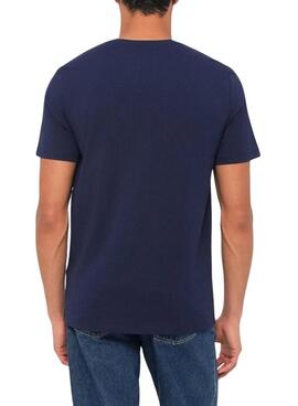 Herren T-Shirt Calvin Klein 2Tone Marineblau.