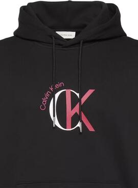 Sudadera Calvin Klein Graphic Hoodie schwarz für Herren