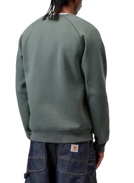 Sweatshirt Carhartt Chase grün für Herren