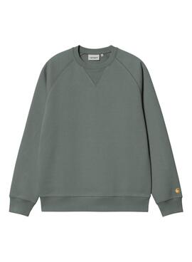 Sweatshirt Carhartt Chase grün für Herren