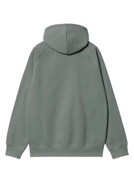 Sweatshirt Carhartt Hooded Chase in Grün für Herren.
