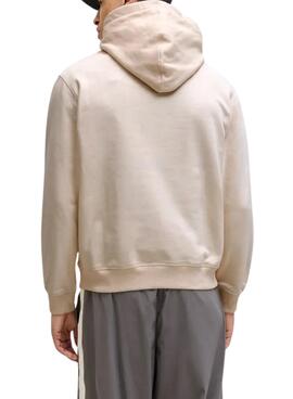 Sudadera Jack and Jones Norrebo beige für Herren.
