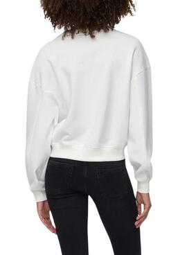 Sweatshirt Only Emily Girls weiß für Damen