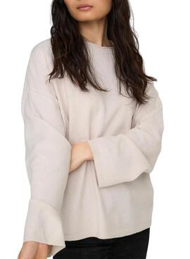 Pullover Only Treue Amalio beige creme für Damen